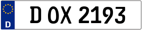 Truck License Plate